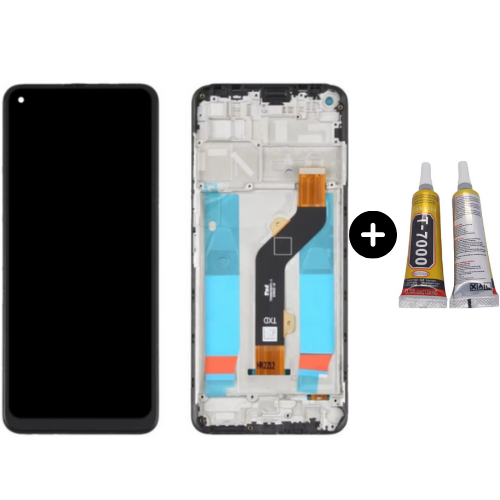 Tecno Pova Uyumlu Çıtalı A Kalite Lcd Ekran Dokunmatik + B7000