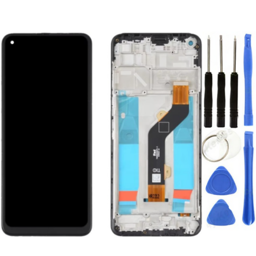 Tecno Pova Uyumlu Çıtalı HK Lcd Ekran Dokunmatik + Tamir Seti