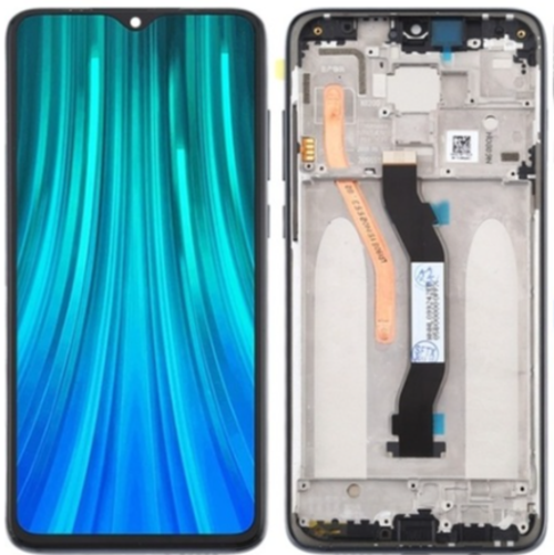Xiaomi Redmi Note 8 Pro Uyumlu Çıtalı Servis Lcd Ekran Dokunmatik Siyah 