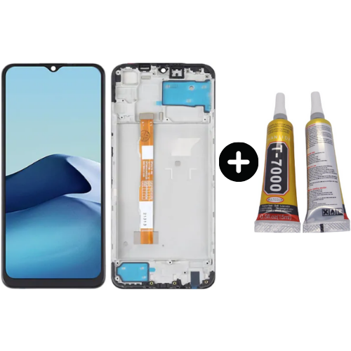 Vivo Y20s Uyumlu Çıtalı HK Lcd Ekran Dokunmatik + B7000