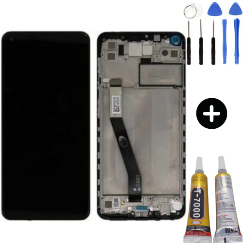 Xiaomi Redmi Note 9 Uyumlu Çıtalı Servis Lcd Ekran Dokunmatik + Montaj Seti