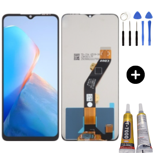 Tecno Spark 10 Kl5q Uyumlu Lcd Ekran Dokunmatik + Montaj Seti