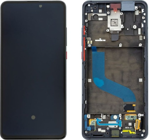 Xiaomi Mi 9T Pro Uyumlu Çıtalı HK Lcd Ekran Dokunmatik Siyah 