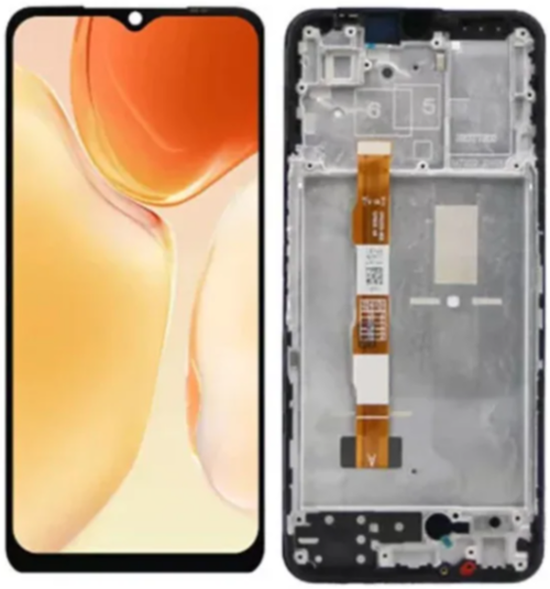 Vivo Y22s Uyumlu Çıtalı A Kalite Lcd Ekran Dokunmatik