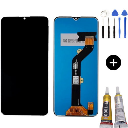 Tecno Spark 7 Uyumlu Servis Lcd Ekran Dokunmatik + Montaj Seti
