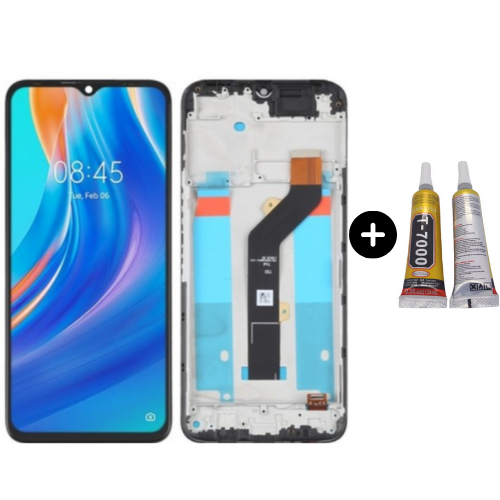 Tecno Spark 7 Uyumlu Çıtalı A Kalite Lcd Ekran Dokunmatik + B7000