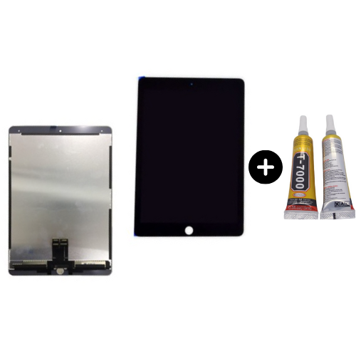 iPad Air 3.Nesil A2123-A2152-A2153-A2154 Uyumlu A Kalite Dokunmatik Set Siyah + B7000