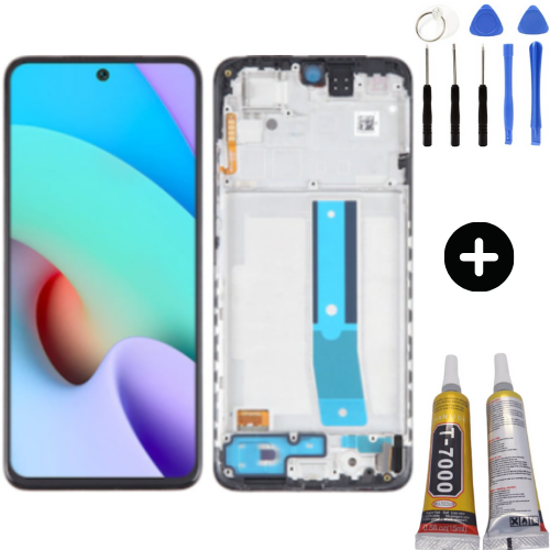 Xiaomi Redmi Note 11 Pro Uyumlu Çıtalı Servis Lcd Ekran Dokunmatik + Montaj Seti