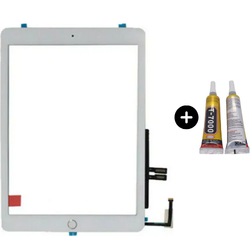 iPad 6.Nesil A1893-A1954 Uyumlu Servis Home Tuşlu Dokunmatik Beyaz + B7000