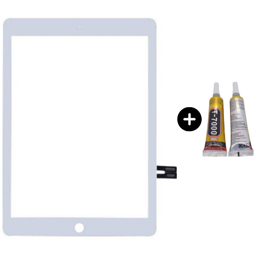 iPad 6.Nesil A1893-A1954 Uyumlu HK Dokunmatik Beyaz + B7000