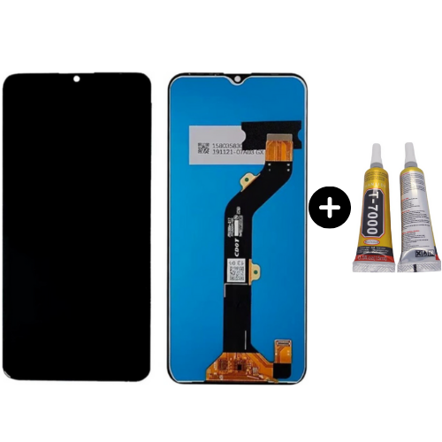 Tecno Spark 7 Uyumlu Servis Lcd Ekran Dokunmatik + B7000