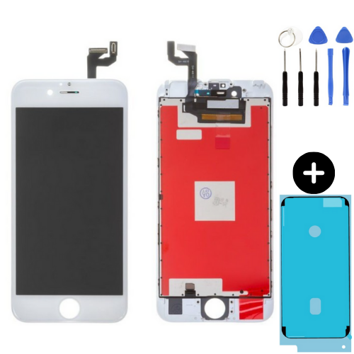 iPhone 6S Uyumlu A Kalite Lcd Ekran Dokunmatik Beyaz + Montaj Seti