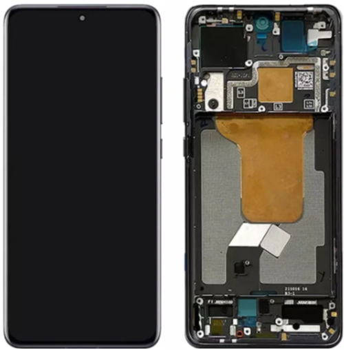 Xiaomi Mi 12 Uyumlu OLED Çıtalı Lcd Ekran Dokunmatik Siyah