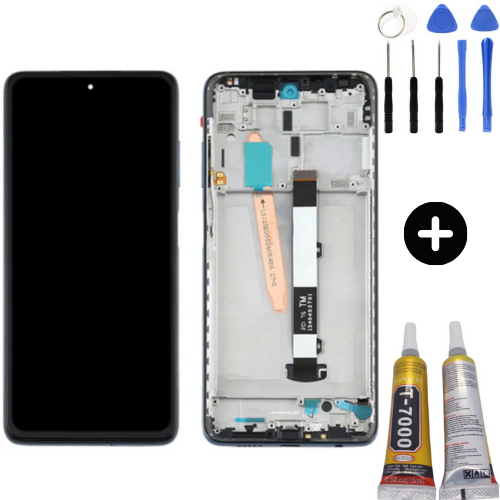 Xiaomi Poco X3 Pro Uyumlu Çıtalı Lcd Ekran Dokunmatik + Montaj Seti