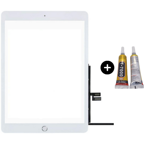 iPad 7.Nesil A2197-A2198-A2200 Uyumlu Servis Home Tuşlu Dokunmatik Beyaz + B7000