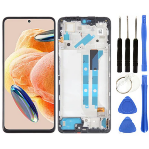 Xiaomi Redmi Note 12 Pro 4G Uyumlu Çıtalı Servis Lcd Ekran Dokunmatik + Tamir Seti