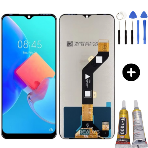 Tecno Spark 8C Uyumlu OLED Lcd Ekran Dokunmatik + Montaj Seti