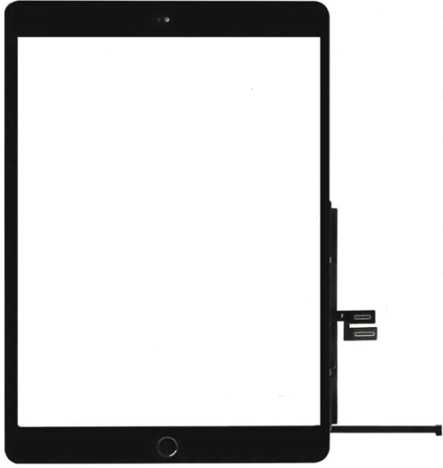 iPad 7.Nesil A2197-A2198-A2200 Uyumlu HK Home Tuşlu Dokunmatik Siyah