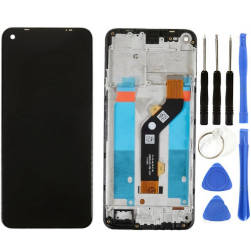 Tecno Camon 16 Uyumlu Çıtalı HK Lcd Ekran Dokunmatik + Tamir Seti