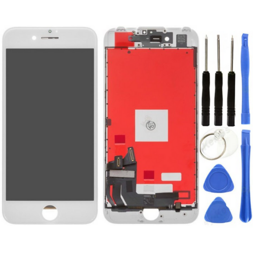 iPhone 7 Uyumlu Servis Lcd Ekran Dokunmatik Beyaz + Tamir Seti