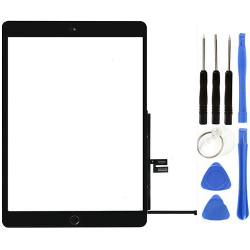 iPad 7.Nesil A2197-A2198-A2200 Uyumlu Home Tuşlu Dokunmatik Siyah + Tamir Seti