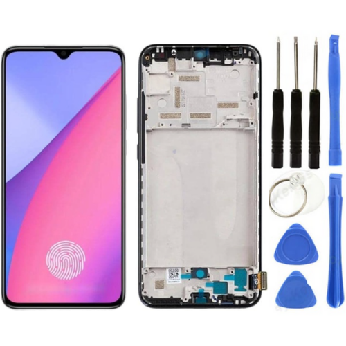 Xiaomi Mi A3 Uyumlu Çıtalı HK Lcd Ekran Dokunmatik + Tamir Seti