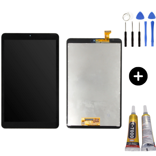 Samsung Galaxy Tab A SM-T387 Uyumlu HK Dokunmatik Set + Montaj Seti