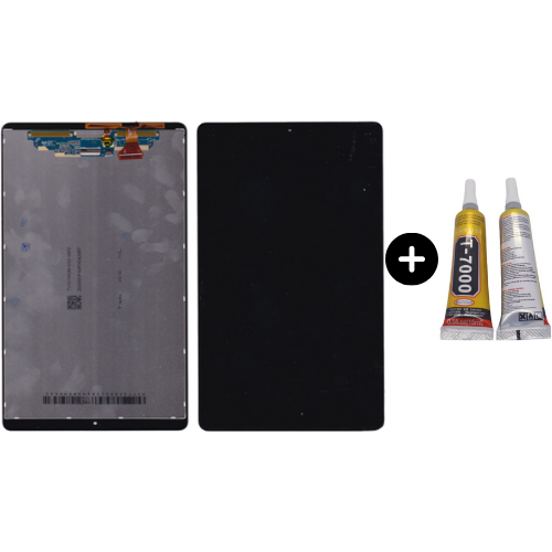 Samsung Galaxy Tab A3 XL SM-T510 Uyumlu A Kalite Dokunmatik Set Siyah + B7000