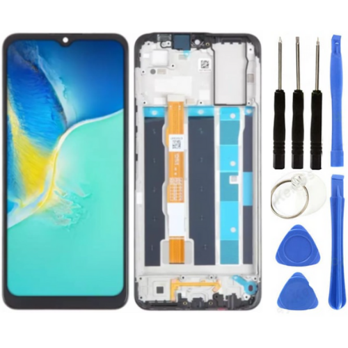 Vivo Y15 Uyumlu Çıtalı Servis Lcd Ekran Dokunmatik + Tamir Seti