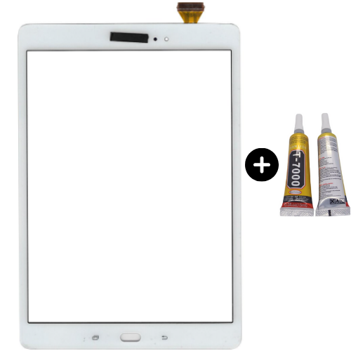 Samsung Galaxy Tab A 9.7 SM-T550 Uyumlu A Kalite Dokunmatik Beyaz + B7000