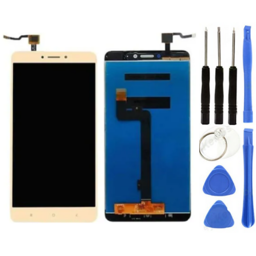 Xiaomi Mi Max 2 Uyumlu HK Lcd Ekran Dokunmatik Gold + Tamir Seti