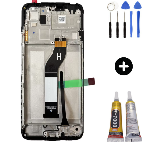 Xiaomi Redmi 13C Uyumlu Çıtalı HK Lcd Ekran Dokunmatik + Montaj Seti