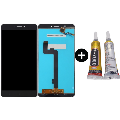 Xiaomi Mi Max 2 Uyumlu Servis Lcd Ekran Dokunmatik Siyah + B7000