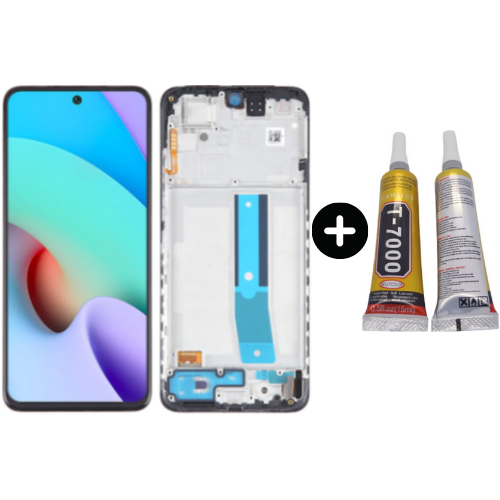 Xiaomi Redmi Note 11 Pro Uyumlu Çıtalı Lcd Ekran Dokunmatik + B7000