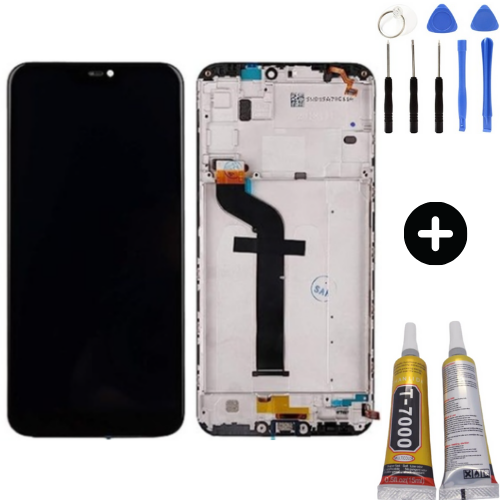 Xiaomi Mi A2 Uyumlu Çıtalı HK Lcd Ekran Dokunmatik + Montaj Seti