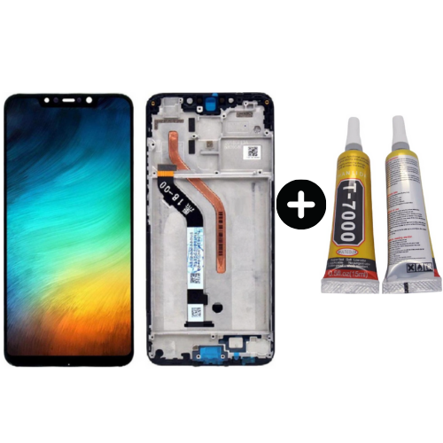 Xiaomi Poco F1 Uyumlu Çıtalı A Kalite Lcd Ekran Dokunmatik + B7000