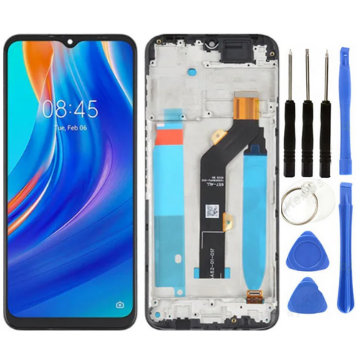 Tecno Spark 7T Uyumlu Çıtalı Servis Lcd Ekran Dokunmatik + Tamir Seti