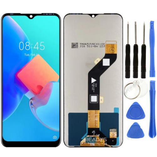 Tecno Spark 8C Uyumlu Servis Lcd Ekran Dokunmatik + Tamir Seti