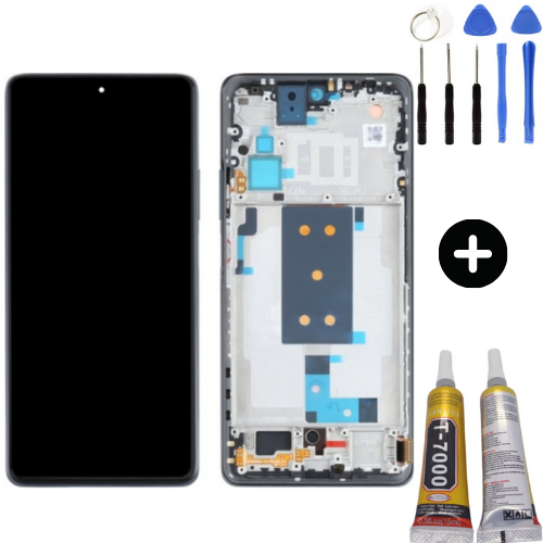 Xiaomi Mi 11T Pro Uyumlu Çıtalı OLED Lcd Ekran Dokunmatik + Montaj Seti