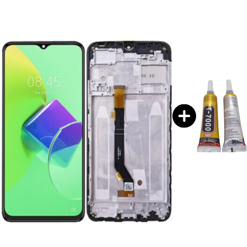 Tecno Spark 9 Pro Uyumlu Çıtalı A Kalite Lcd Ekran Dokunmatik + B7000