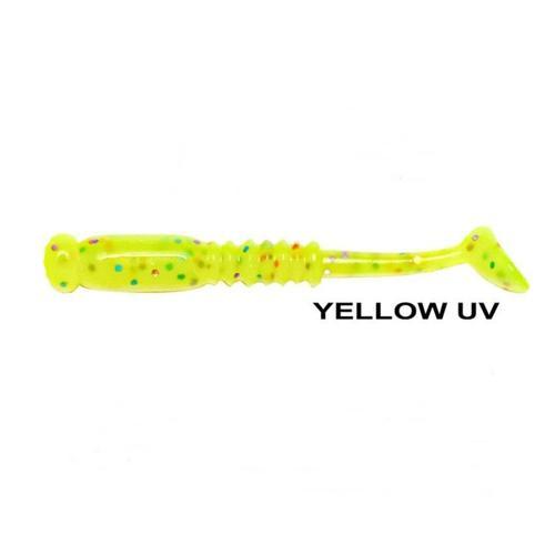 Rock Tail 4cm Kokulu Silikon Yem [12 adet] Yellow Glow