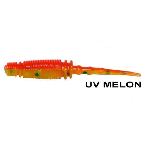 Rock Worm 4cm Kokulu Silikon Yem [12 adet] UV Melon