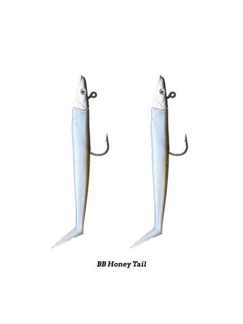 Zand Eel 11cm 7gr-14gr Double Body+Head Silikon Balık BB Honey Tail