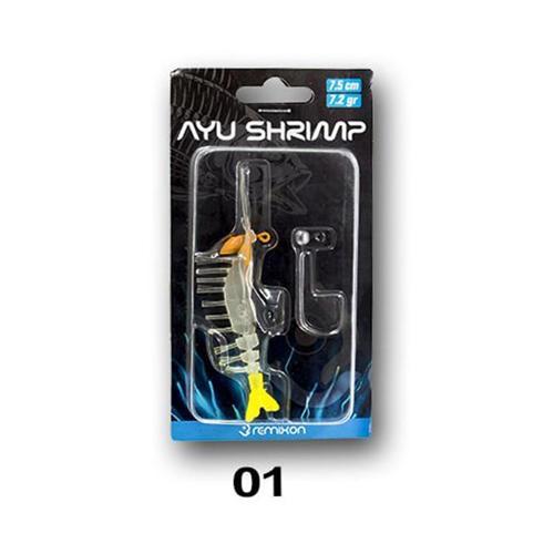 Ayu Shrimp Karides 7.5 cm 7.2 gr Silikon Yem 01