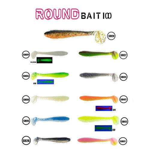 Round Bait 100 mm Silikon Balık SB028
