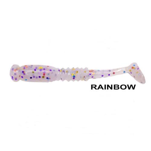 Rock Tail 4cm Kokulu Silikon Yem [12 adet] RAİNBOW