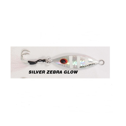 Slow King Jig Yem Silver Zebra Glow-30 Gr