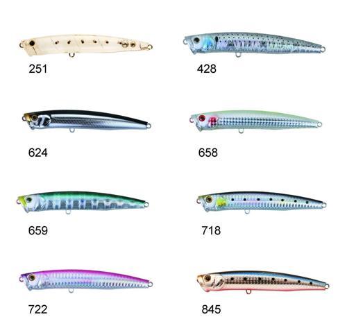 Skinny Pop Floating 130mm Su Üstü Popper 24gr Maket Balık 624
