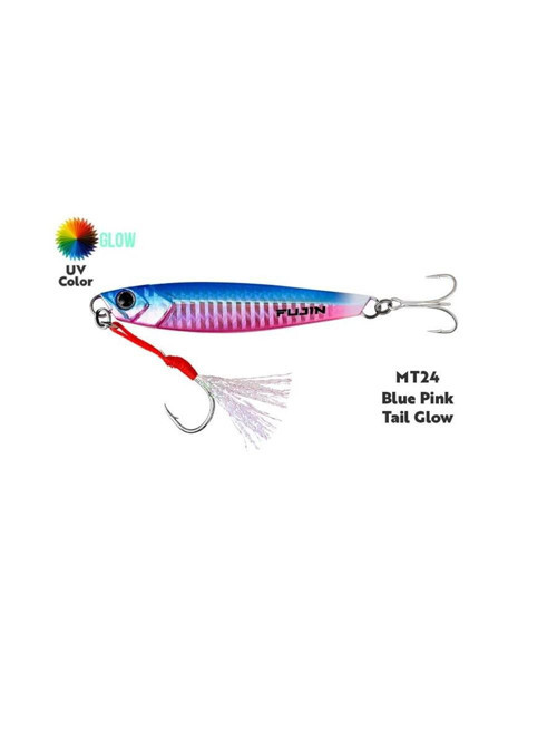 Jig-X Jigging Jig Yem Blue Pink Tail Glow-60 Gr