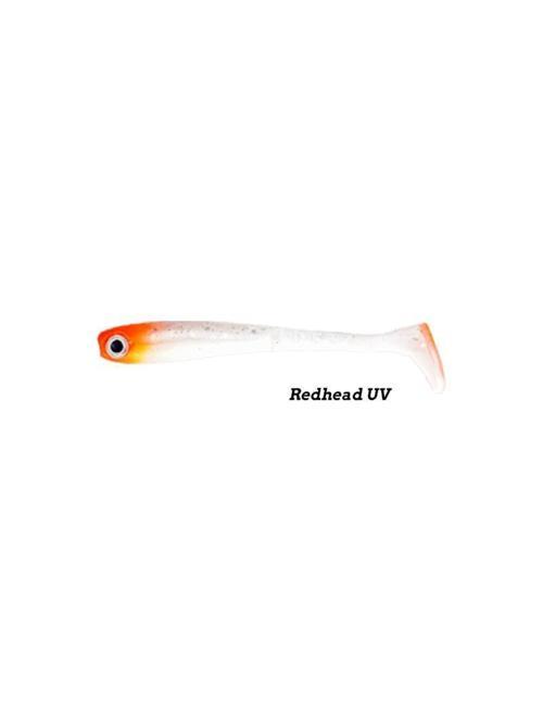 Bomb Shad 85mm Slikon Balık RED HEAD